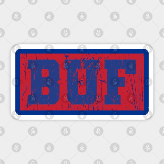 BUF / Bills Sticker by Nagorniak